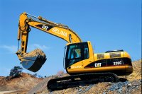 Excavator Cat 320 alb